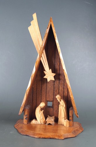 Krippe holz erzgebirge - krippe,