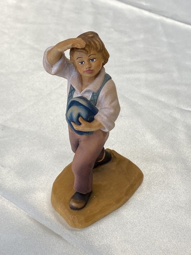 Krippenfigur hirtenjunge mit - krippenfigur,