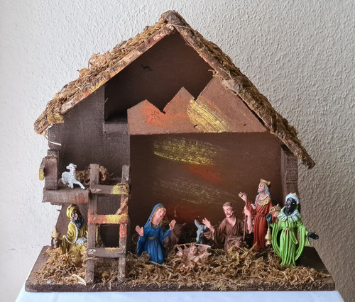 Weihnachtskrippe mit - , 9