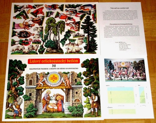 Weihnachtskrippe papier pappe - weihnachtskrippe,