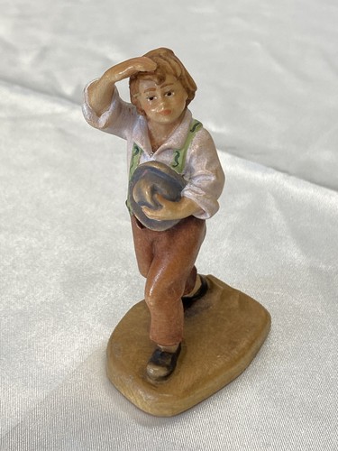 Krippenfigur hirtenjunge mit - krippenfigur,