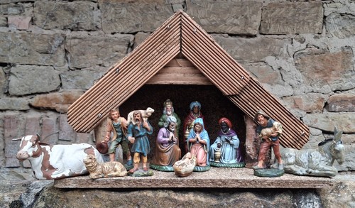 Alte weihnachtskrippe 12 - weihnachtskrippe,