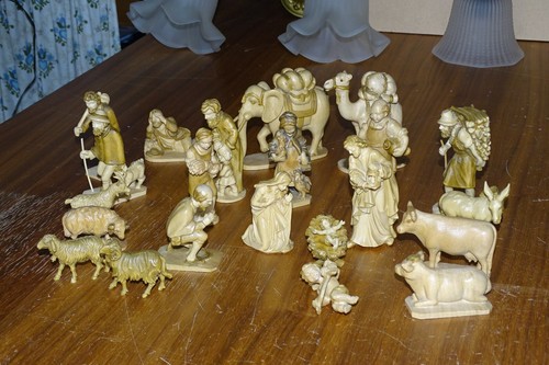 22x krippenfigur holzfiguren - 22x,