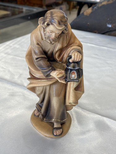 Krippenfigur hirte mit - krippenfigur, laterne