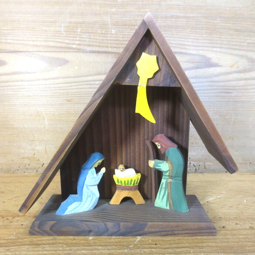Krippe stall geburt christi - geburt,
