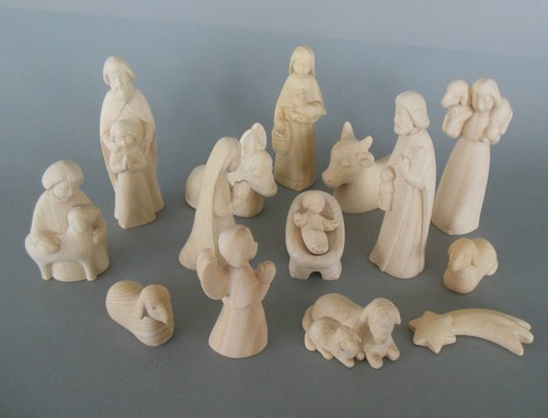 Krippenfiguren set holz - set,