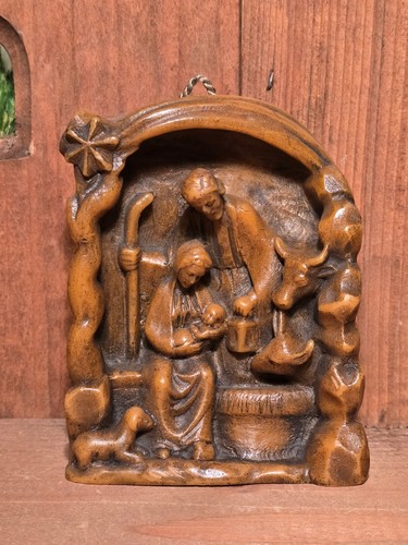 Blockkrippe relief wachs - relief,