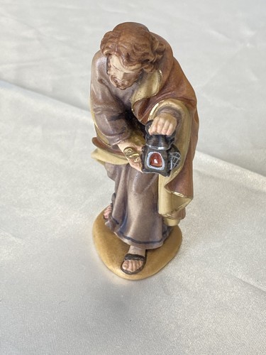 Krippenfigur hirte mit laterne - hirte,