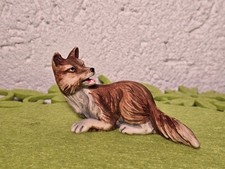 Fuchs liegend Krippenfiguren