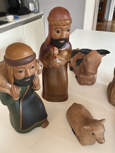 Große weihnachtskrippe aus - weihnachtskrippe,