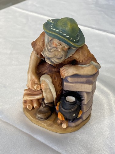 Krippenfigur hirte feuer - krippenfigur, am