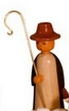 Miniaturfigur Hirte bunt