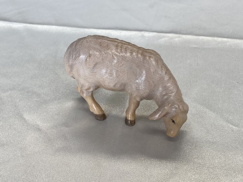 Krippenfigur schaf grasend - schaf,