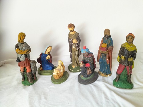 Vintage weihnachtskrippe - weihnachtskrippe,