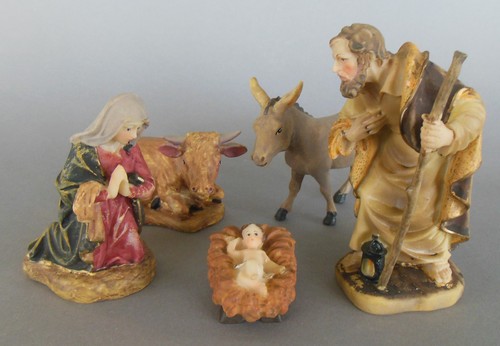 Krippen figuren teilig - krippen, 5-teilig